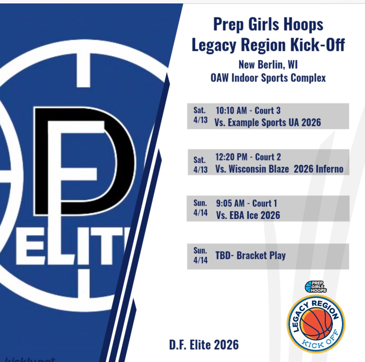 Come check out D.F. Elite at <a href="/PGHCircuit/">Prep Girls Hoops Circuit 🏀</a> Legacy Region Kick-off!!