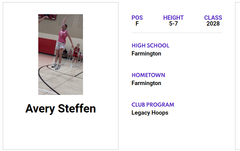 MN-2028 F Avery Steffen has a 𝙈𝙖𝙭𝙍𝙚𝙘𝙧𝙪𝙞𝙩 𝙋𝙡𝙖𝙮𝙚𝙧 𝙋𝙧𝙤𝙛𝙞𝙡𝙚 on our website! Check out her profile! 👇jrallstar.com/maxrecruit/max… Get yours today! 👉 jrallstar.com/maxrecruit