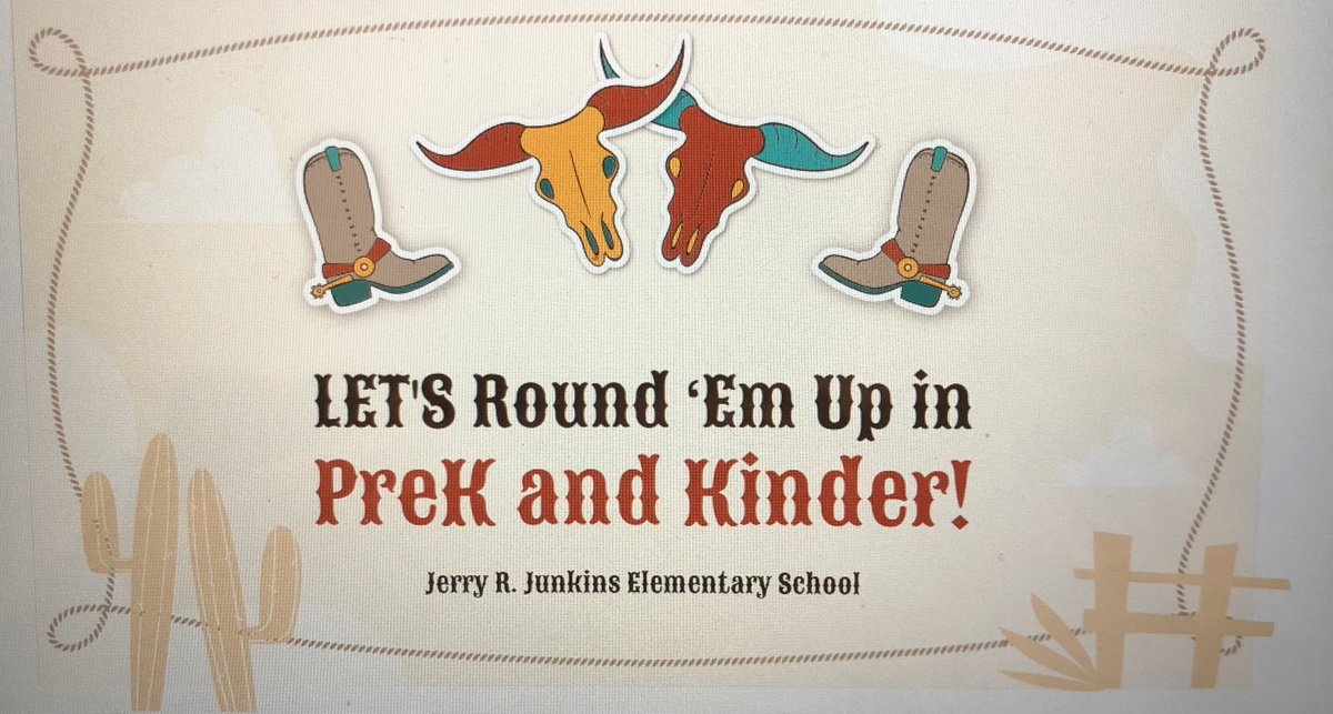 Giddy up for Prek and Kinder!! We are rounding up for PreK and Kinder enrollment today from 3:45-4:30. You will find out about PreK, Kindergarten and Junkins today. Come one! Come all! We can’t wait to see you! @dallasschools @wtwhitevt @ICanReadDallas @dallasreads