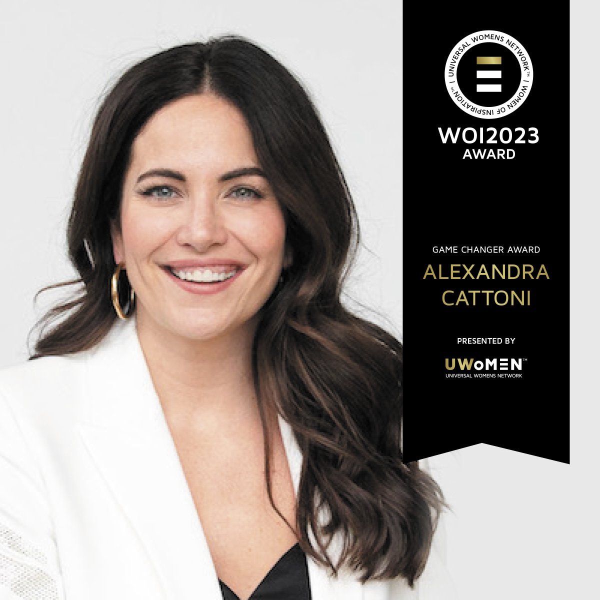 Congratulations Alexandra Cattoni - 2023 Women of Inspiration™ Game Changer Award. Learn more about Alexandra Cattoni - buff.ly/3VPx2GQ #WOI2023Inspirechange #womenofinspiration