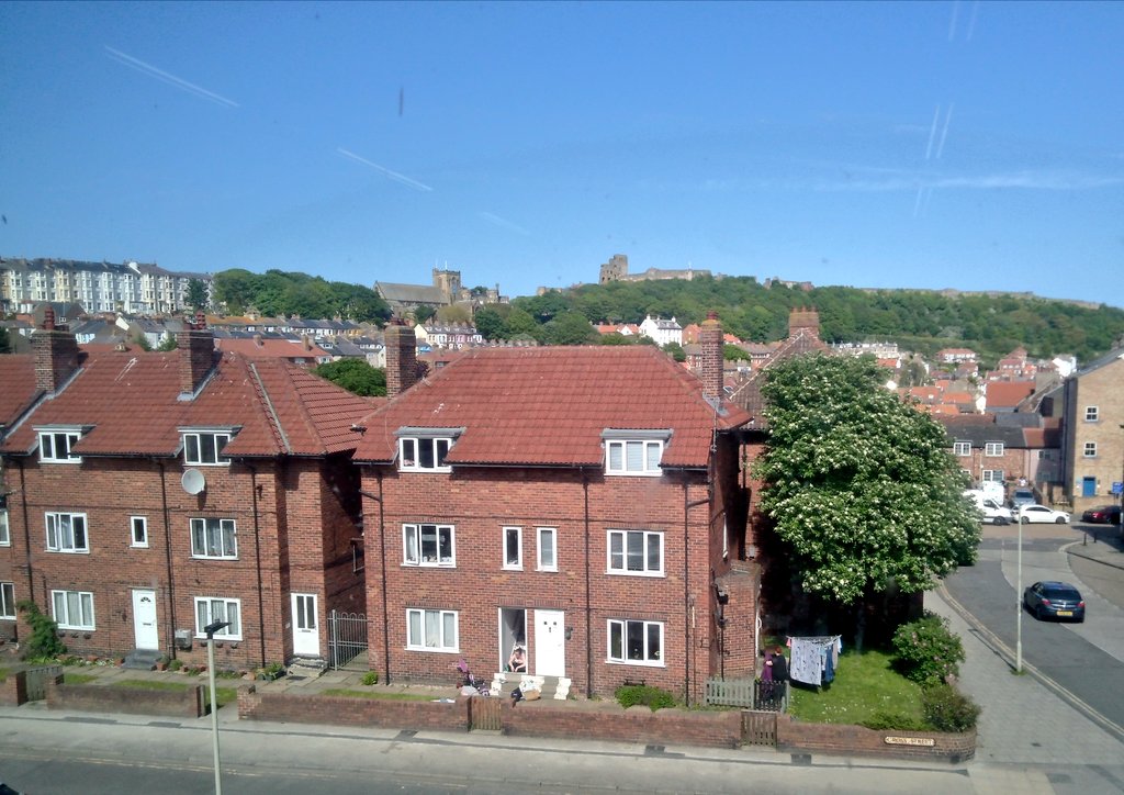 Taken from Boyes Store, upstairs...Scarborough Castle in the distance

#streetphotography
#OldTown
#Scarborough