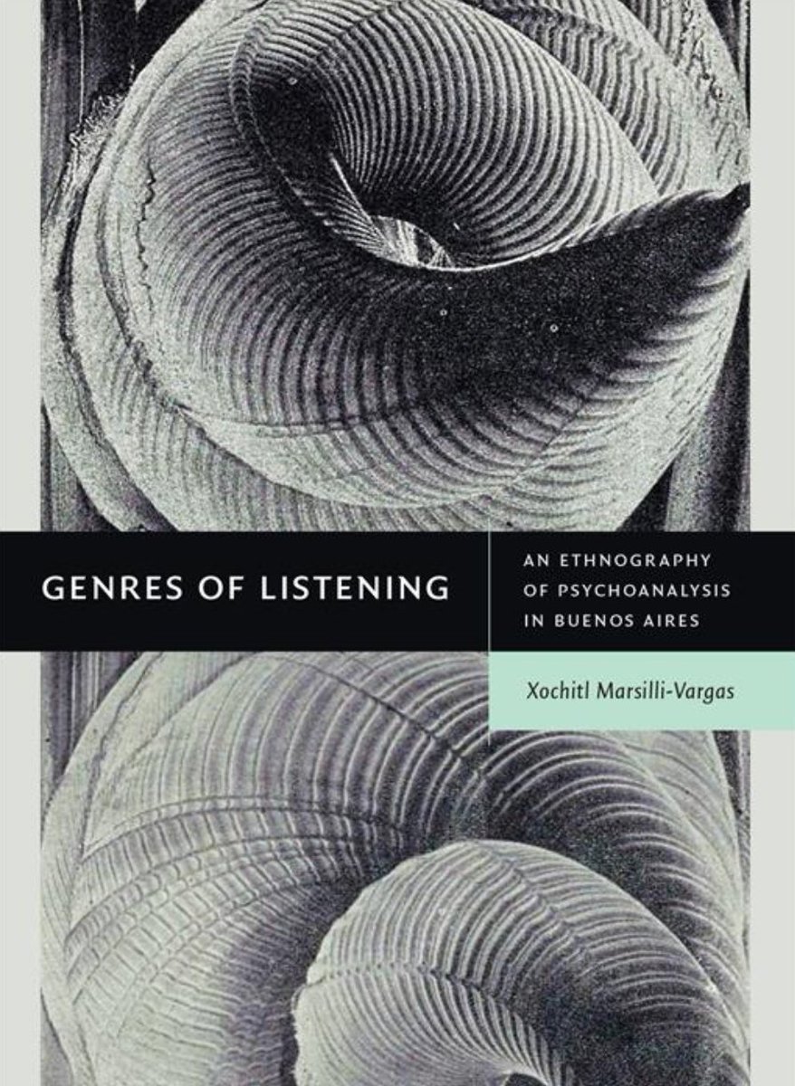 📚📚📚New Book Review! 📚📚📚

Sergio E. Visacovsky @SergVisacovsky reviews //Genres of Listening: An ethnography of psychoanalysis in Buenos Aires// by Xochitl Marsilli-Vargas 2022 @DukePress #anthrotwitter

Find it here! ⬇️
anthrosource.onlinelibrary.wiley.com/doi/10.1111/am…