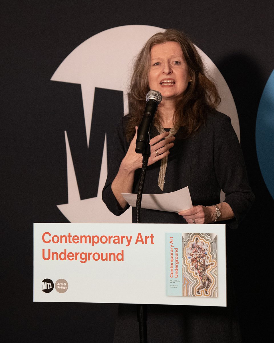 Last night at Grand Central Madison, @MTAArtsDesign celebrated the upcoming April 24 release of Contemporary Art Underground, a new book highlighting over 100 major public art commissions throughout the New York transit system 📖🎨 Learn more: new.mta.info/agency/arts-de…