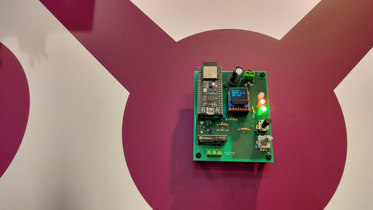 Do you know that @mender_io also works on microcontrollers like ESP32-S2? Here are a few photos of the demo from #EmbeddedWorld 2024
