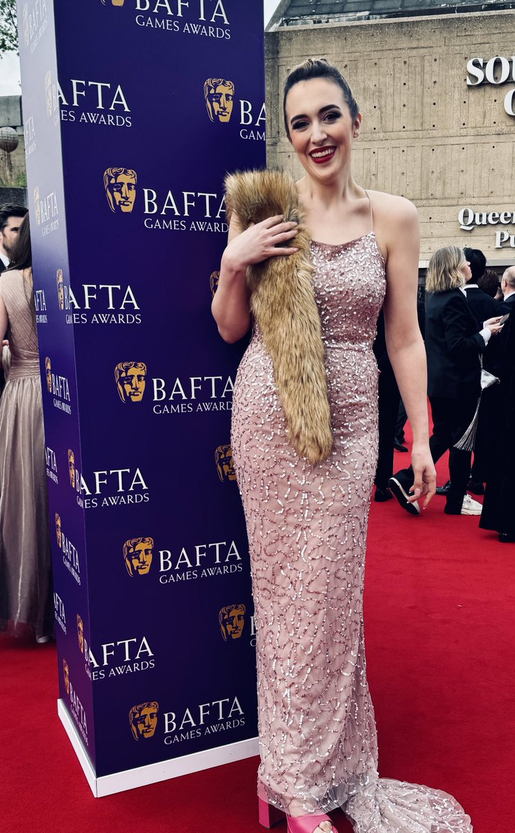I’m at the @BAFTAGames awards ✨
