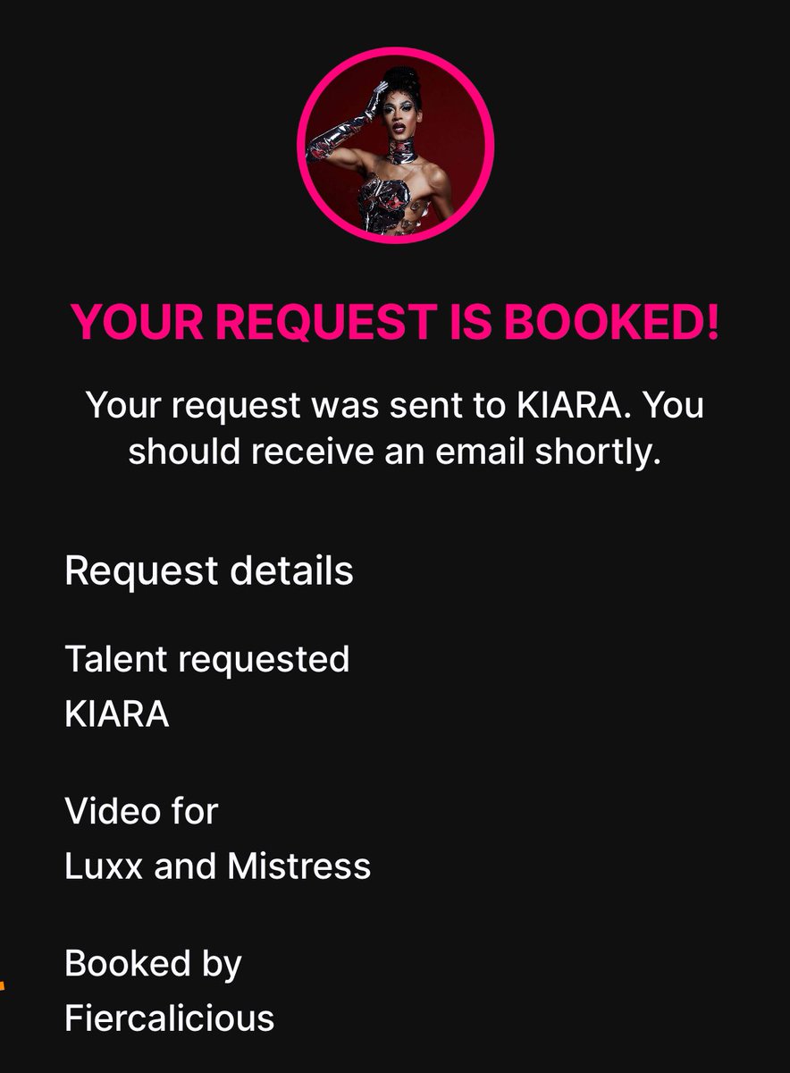 Just booked a cameo for my sisters @luxxnoirlondon @MistressIBrooks 🥰