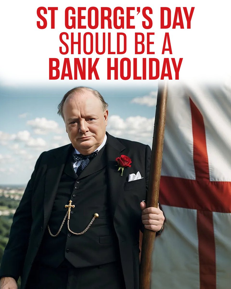 Why on Earth isn’t St George's Day a bank holiday yet. It’s high time we celebrate our heritage and pride with the same gusto as every other part of our country.