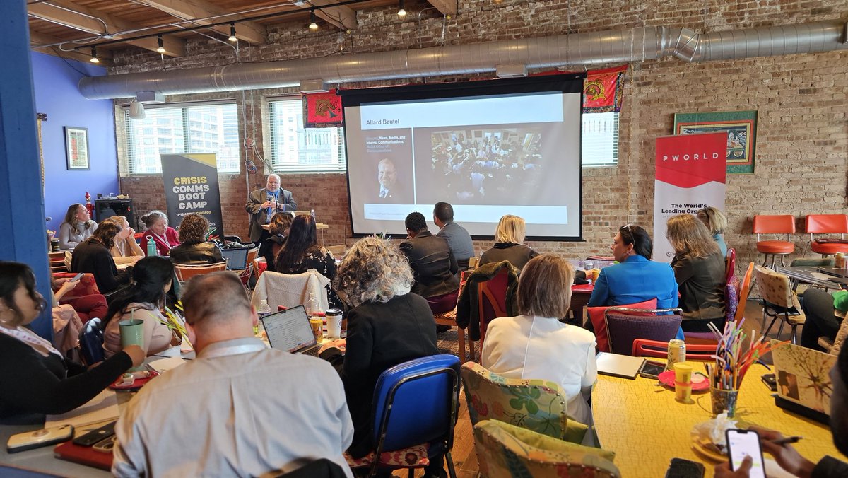 Back from lunch at the Crisis Comms Boot Camp and ready to dive into a compelling session with Allard Beutel , Director of News, Media, and Internal Communications Division at NASA's Office of Communications. He'll be discussing crisis preparedness at NASA! #CCBC