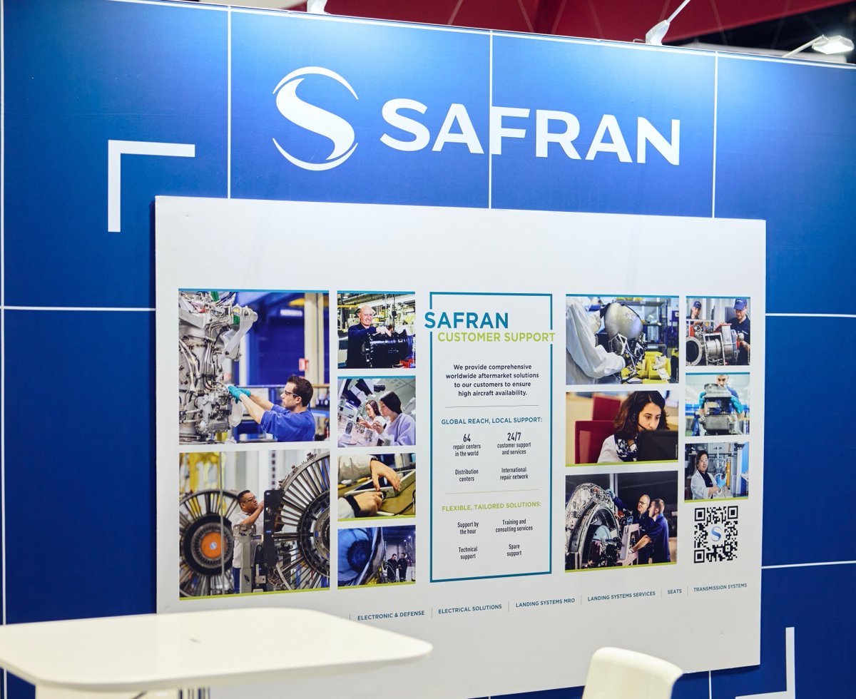 Thank you to everyone who helped make @AviationWeekMRO #MROAM a success for Safran. ✈️ See you in Atlanta next year. #MROAM