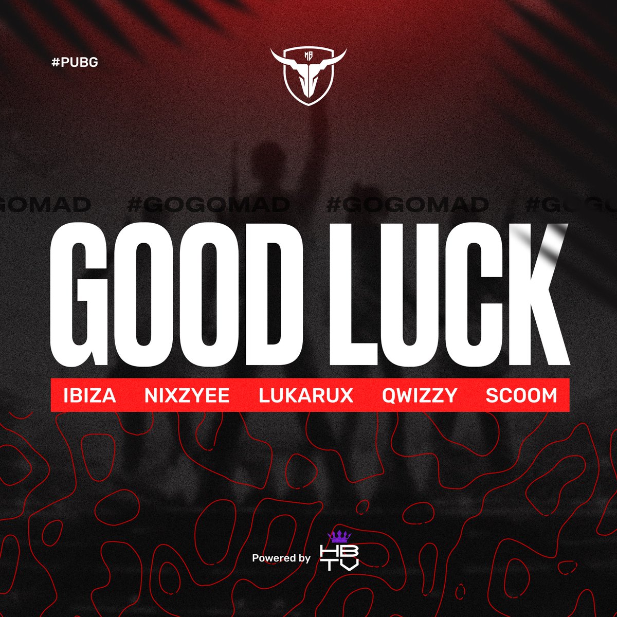 Sadly, today we have to say goodbye to our squad as they begin a new journey 🌦 🤍 We thank the guys for everything they’ve done for us - we wish you nothing but success! #PUBG #GOGOMAD