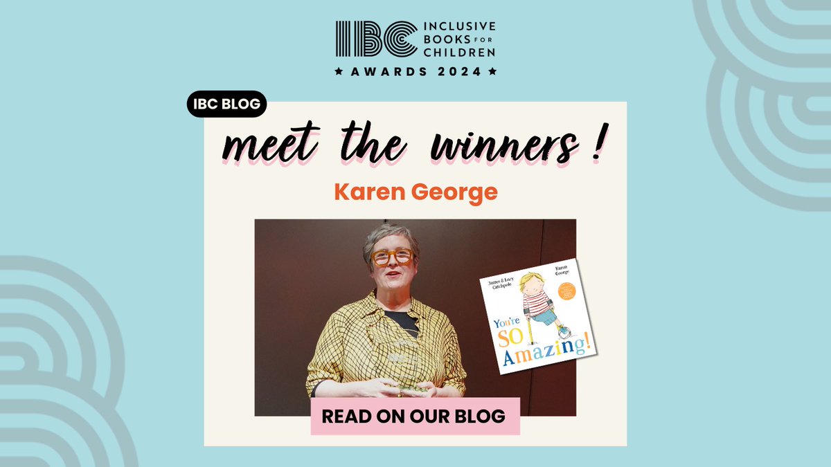 And our picture book winner: @hughshampoo with #YoureSoAmazing published by @FaberChildrens ⭐️ Read about how she became an illustrator, what winning the IBC Award meant to her and her process of illustrating the winning book! 🏆 tinyurl.com/Karengeorgewin…