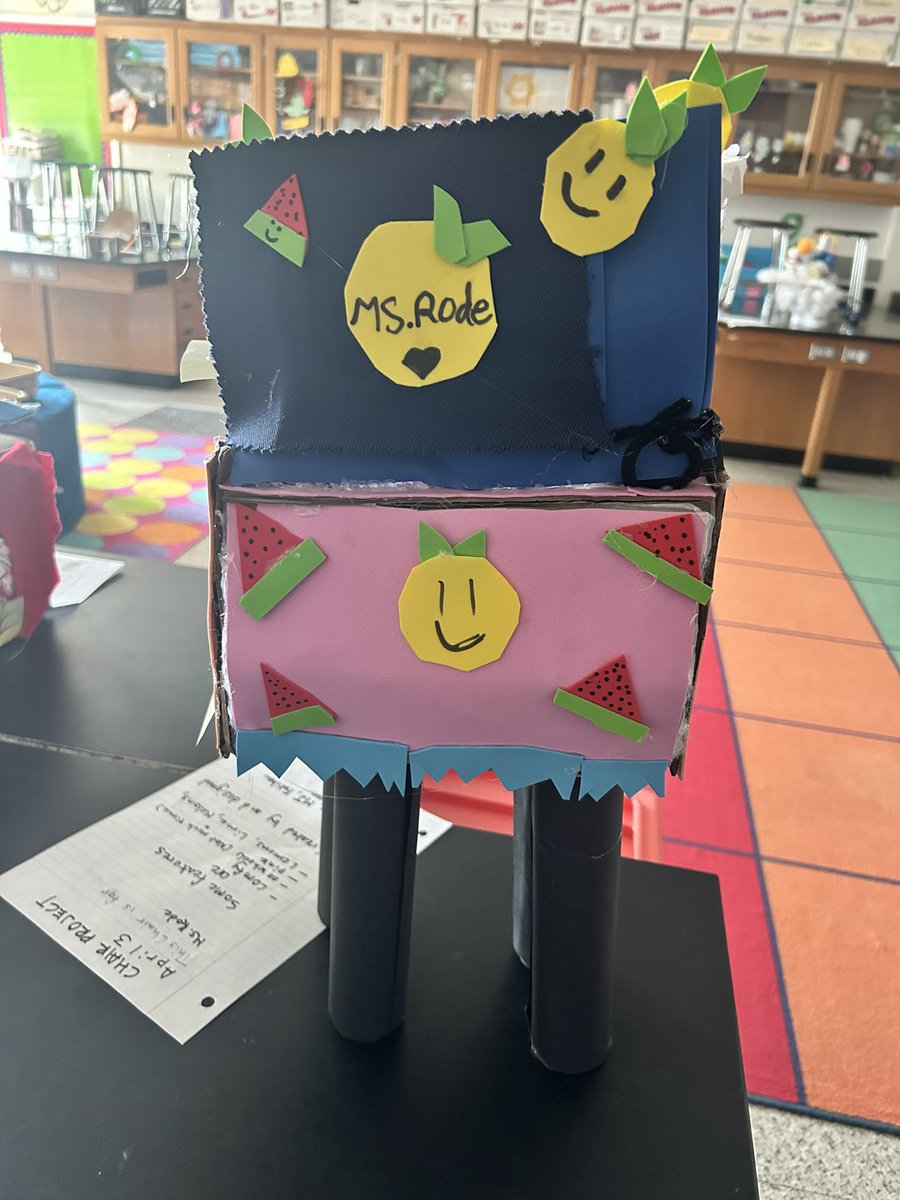 Miss Rode (@ms_rode1) on Twitter photo My students from last year created this chair for me in STEM class. They know me so well! ❤️❤️❤️ <a href="/SolleyAACPS/">SolleyAACPS</a> My students from last year created this chair for me in STEM class. They know me so well! ❤️❤️❤️ <a href="/SolleyAACPS/">SolleyAACPS</a>