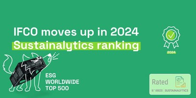 @IFCOSystems  moves up in 2024 @Sustainalytics  ranking, rating among the top 500 companies worldwide 
spnews.com/ifco-moves-up/
#sustainablepackaging #reusablepackaging #sustainability #circulareconomy #recycledmaterials #resourceefficiency #foodpackaging