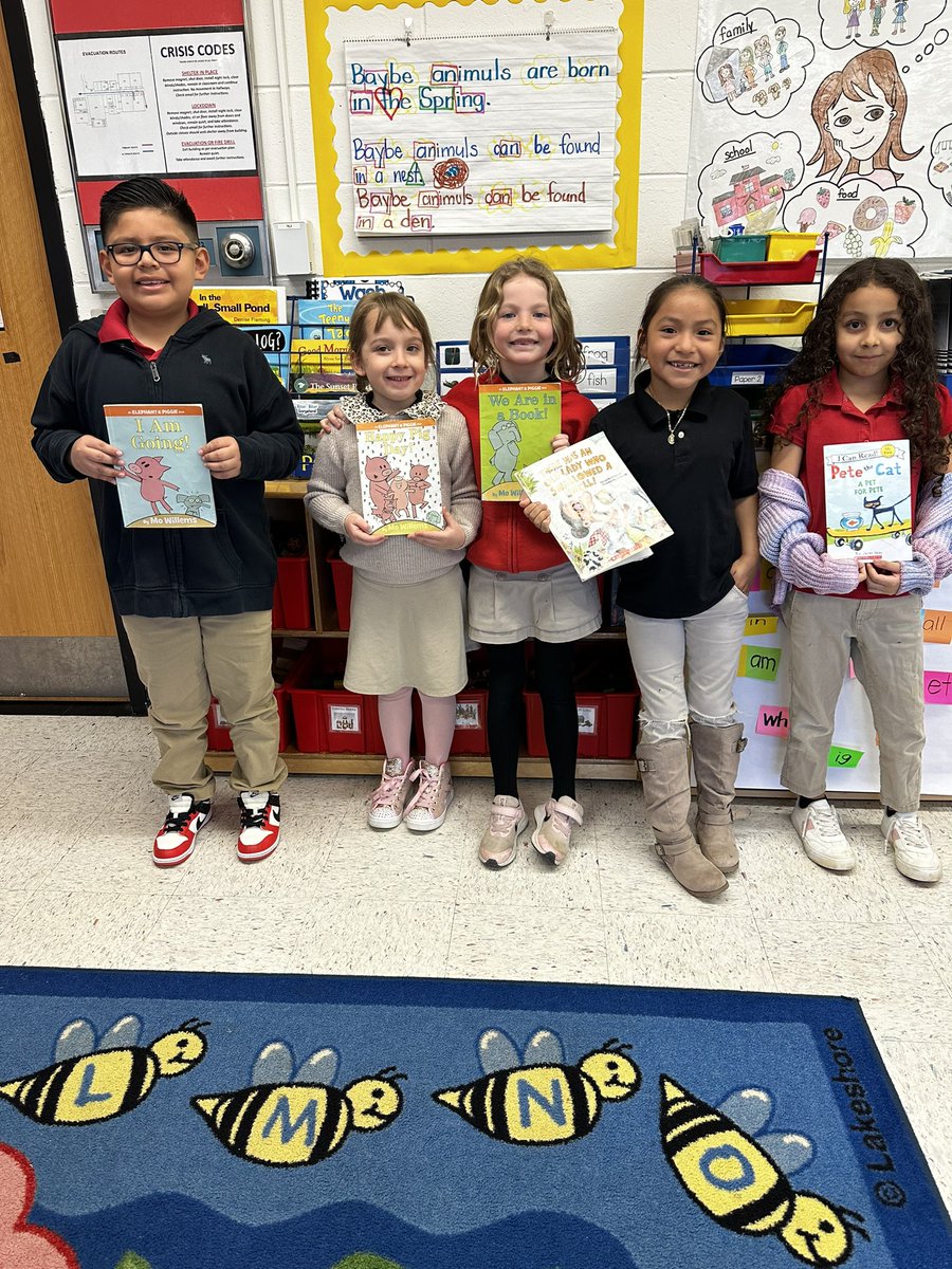 Last week was FANTASTIC! 🎉 1st graders came back to read to the current kindergarteners ‼️ w/ complete confidence! We cannot WAIT until you come back- big thanks to @KateRBPS + @MsFoster_RBPS for sharing your incredible readers w/ us! @thartman05 @rbpsEAGLES #RBBisBIA