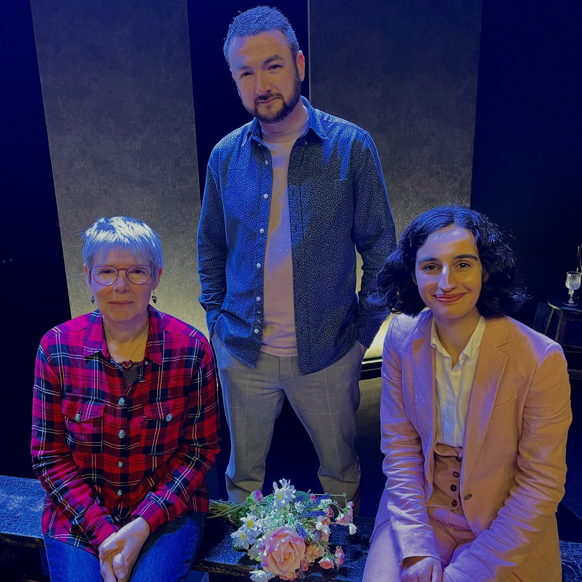 Tomorrow our episode with Rona Munro and @ashdouglasscot will be available to listen to wherever you get your podcasts. Huge thank you to @RAWMaterialArts and @captheatres and everyone on James V: Katherine