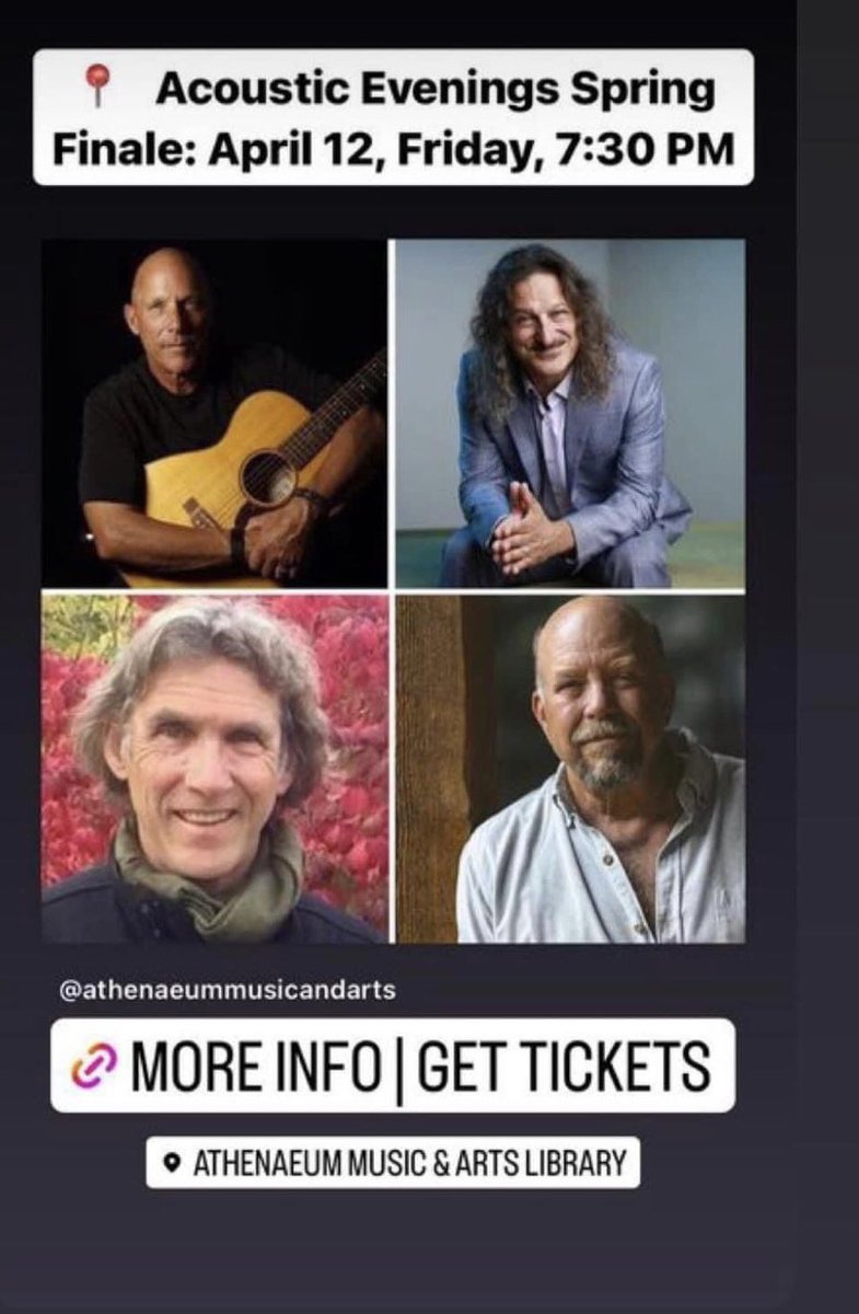 I’m hearing there’s just a few tix left before it’s sold out, jump on this if you’re coming. A beautiful concert series in an incredible listening room in La Jolla California. Tix here. ljathenaeum.org/concerts