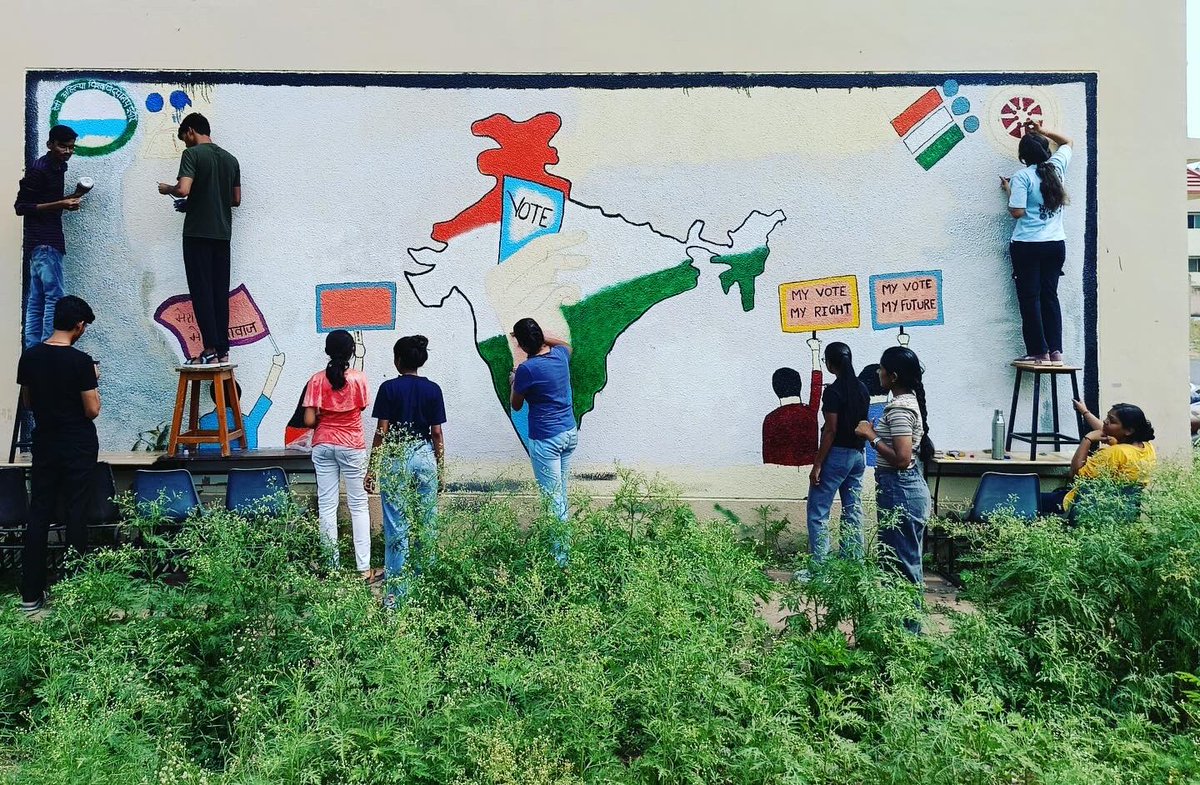 NSSUnitIETDAVV's tweet photo. @_NSSIndia @YASMinistry @ianuragthakur @PMOIndia @mygovindia @ashokshrotinss @Rajkumarnss @NSSRDBhopal @NSSDAVVMP @_NSSAwards @CMMadhyaPradesh @PGarhwal03 #NSS, #IETDAVVIndore, #VoterAwareness, #YouthVote , #EmpowerThroughVote, #VoteSmart
WITH REGARDS
NSS IET DAVV INDORE https://t.co/V6334uUSZ7