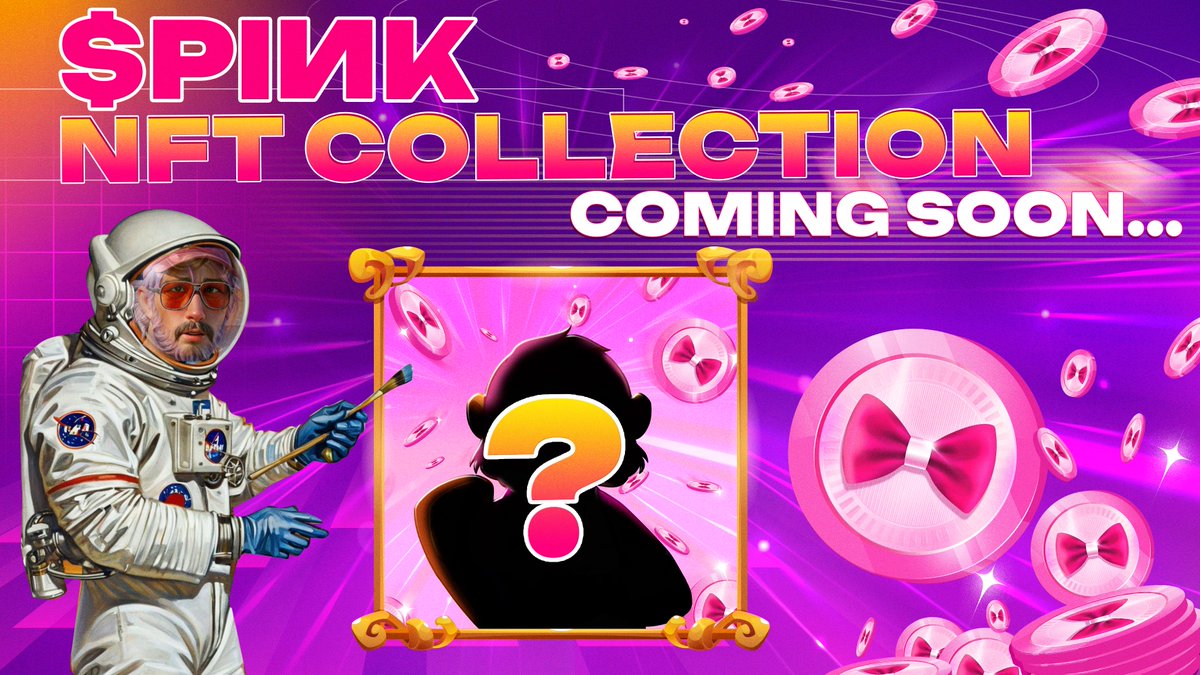 A $PINK NFT collection is in the making! 🎀 The details will be shared very soon... 🎁 Good news for the Pink Pass holders: you'll receive 1 NFT for free! The WL campaign will start on [REDACTED]. Join us on Telegram (link in bio) to keep posted! 🫡