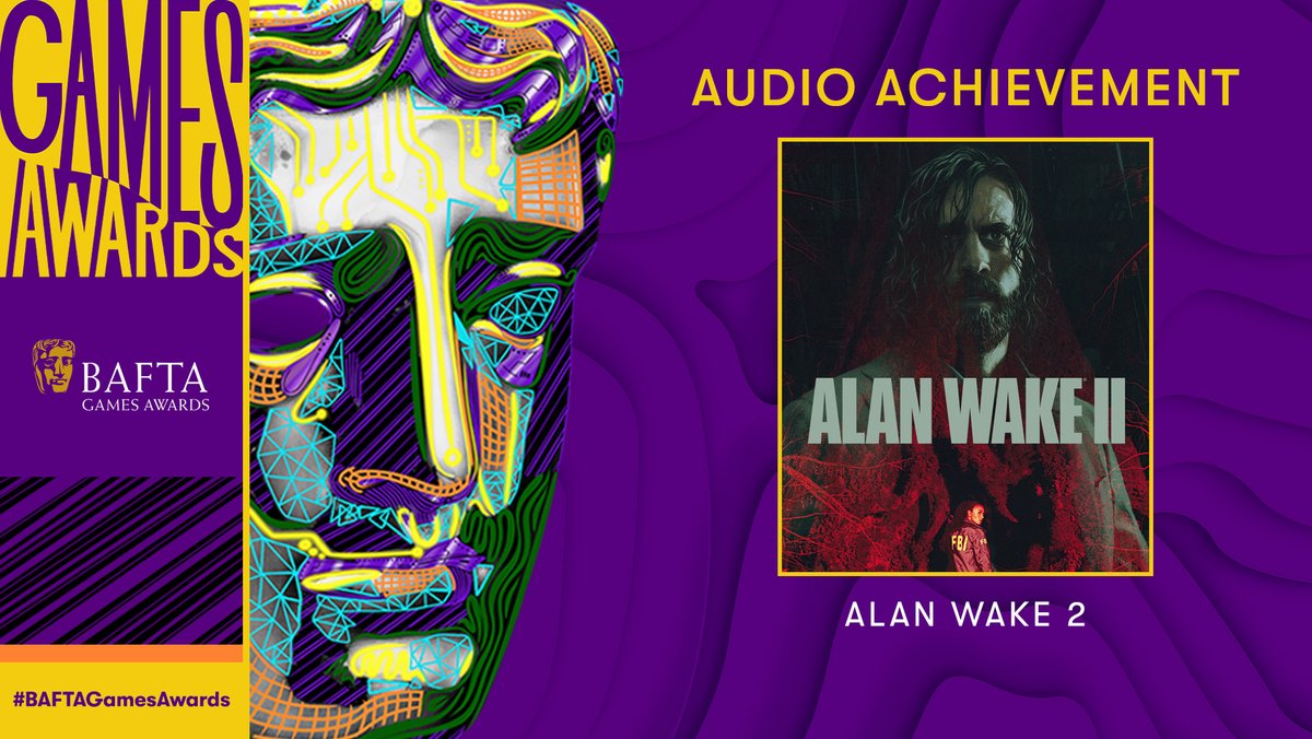 It’s not a lake, it’s a win! 🏆 Alan Wake 2 takes home the award for Audio Achievement. #BAFTAGamesAwards