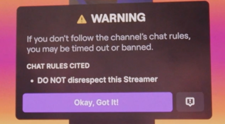 Twitch is aiming to launch the Warning Tool for moderators in May. 

This feature, originally announced at Twitchcon Vegas, allows mods to issue a private warning to a user rather than timing them out or making a public callout.

#TwitchNews #TOSgg