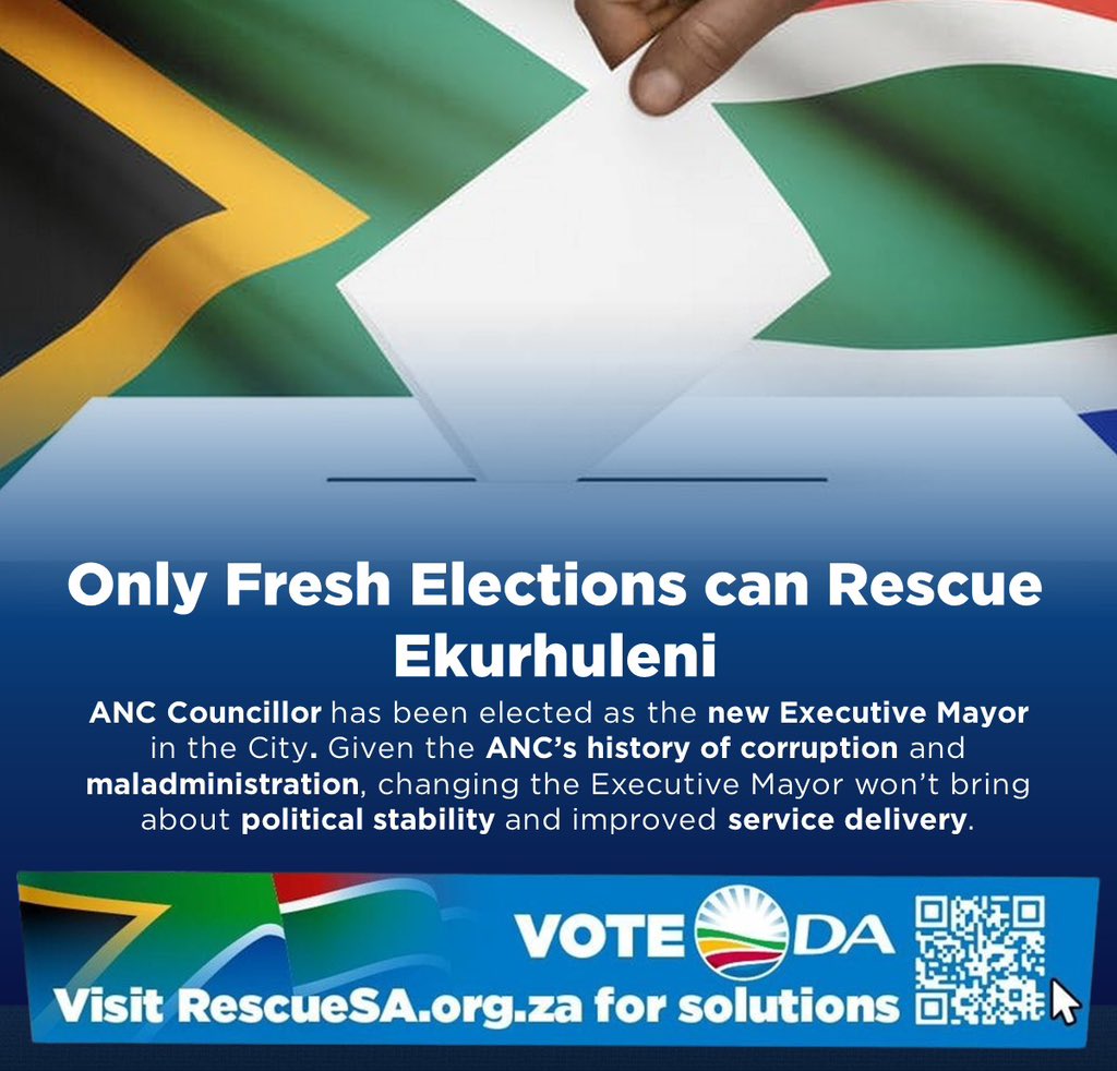 Only fresh elections can save Ekurhuleni