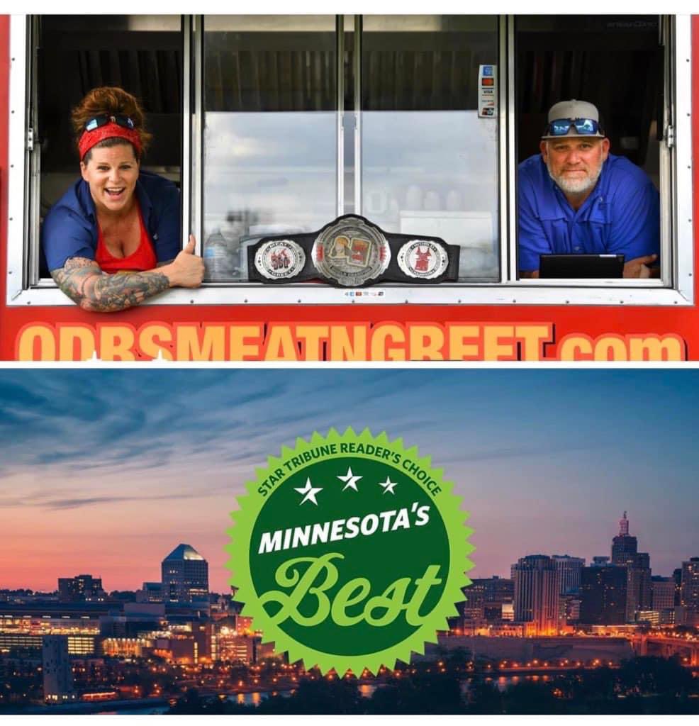 theodbbam's tweet photo. Go vote for Big AL & ODB’S Meat & Greet Foodtrucks for Minnesota best bbq and foodtruck. #mnbest https://t.co/meLLcvroSs https://t.co/AwjucgzewH