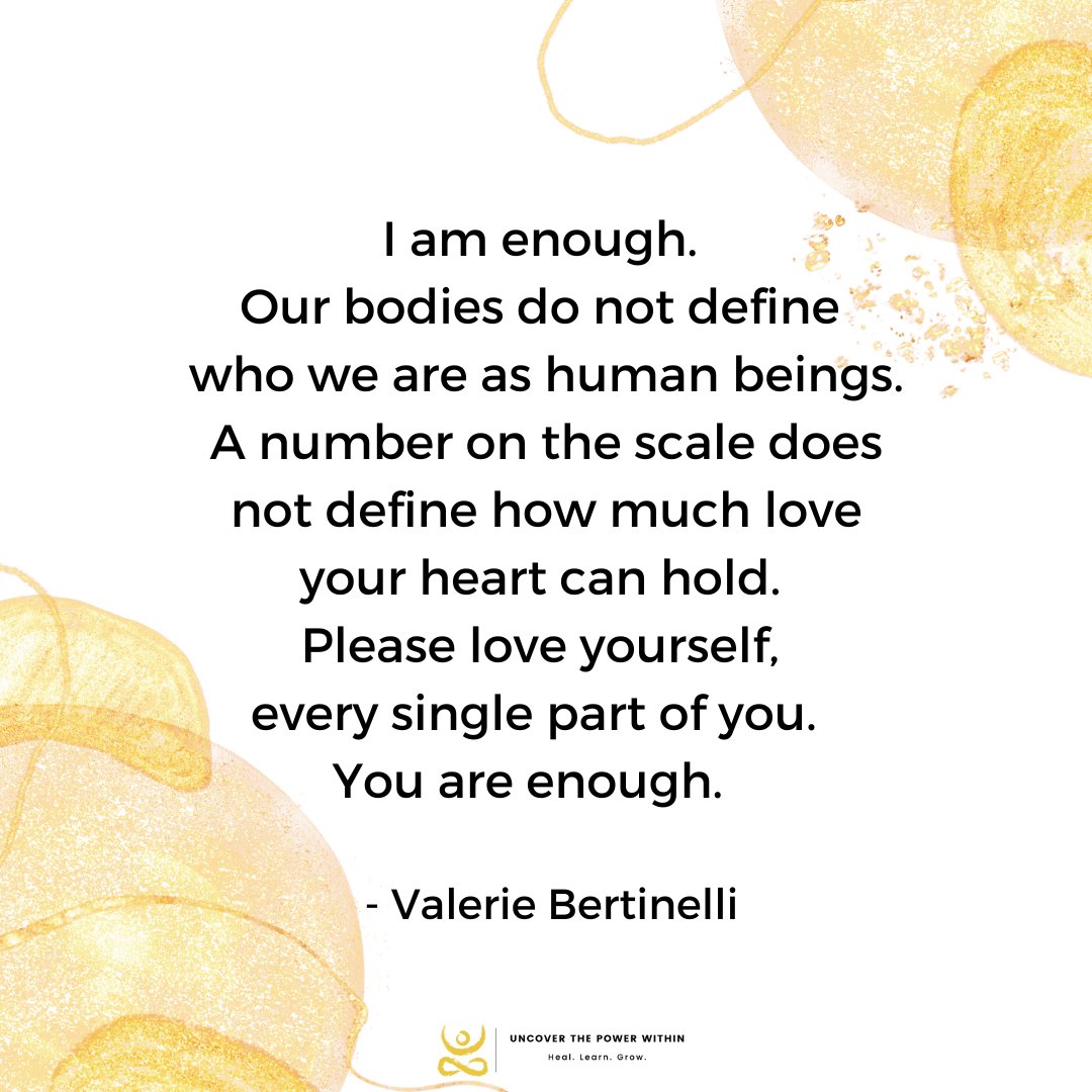 Let's remember that our worth isn't tied to external measures, but to the boundless love and kindness we carry within. Every day, let's gently remind ourselves: We are enough, just as we are. #ValerieBertinelli #YouAreEnough #MindfulLiving #SelfLove #UncoverThePowerWithin