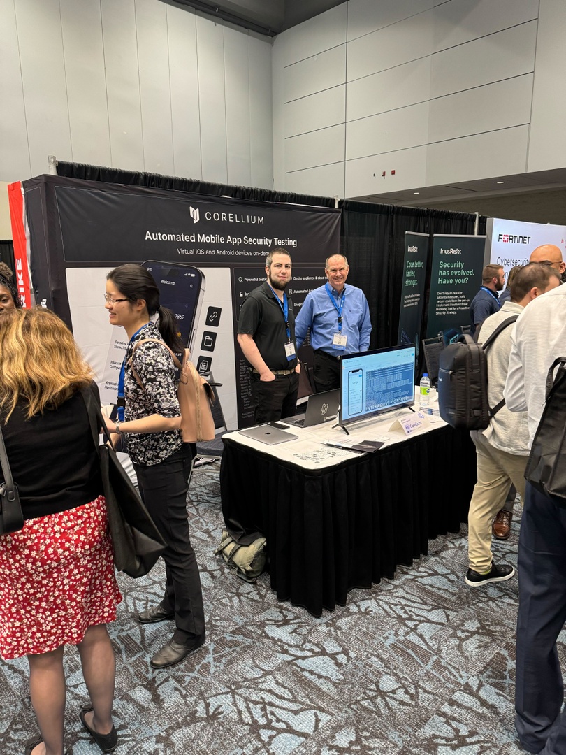At FinCyber Today Canada? Stop by Booth #30 and see how Corellium solutions purpose-built for developer and security teams, empowers organizations for faster R&D, increased security for mobile application development and cyber security testing. bit.ly/3TMS1ak