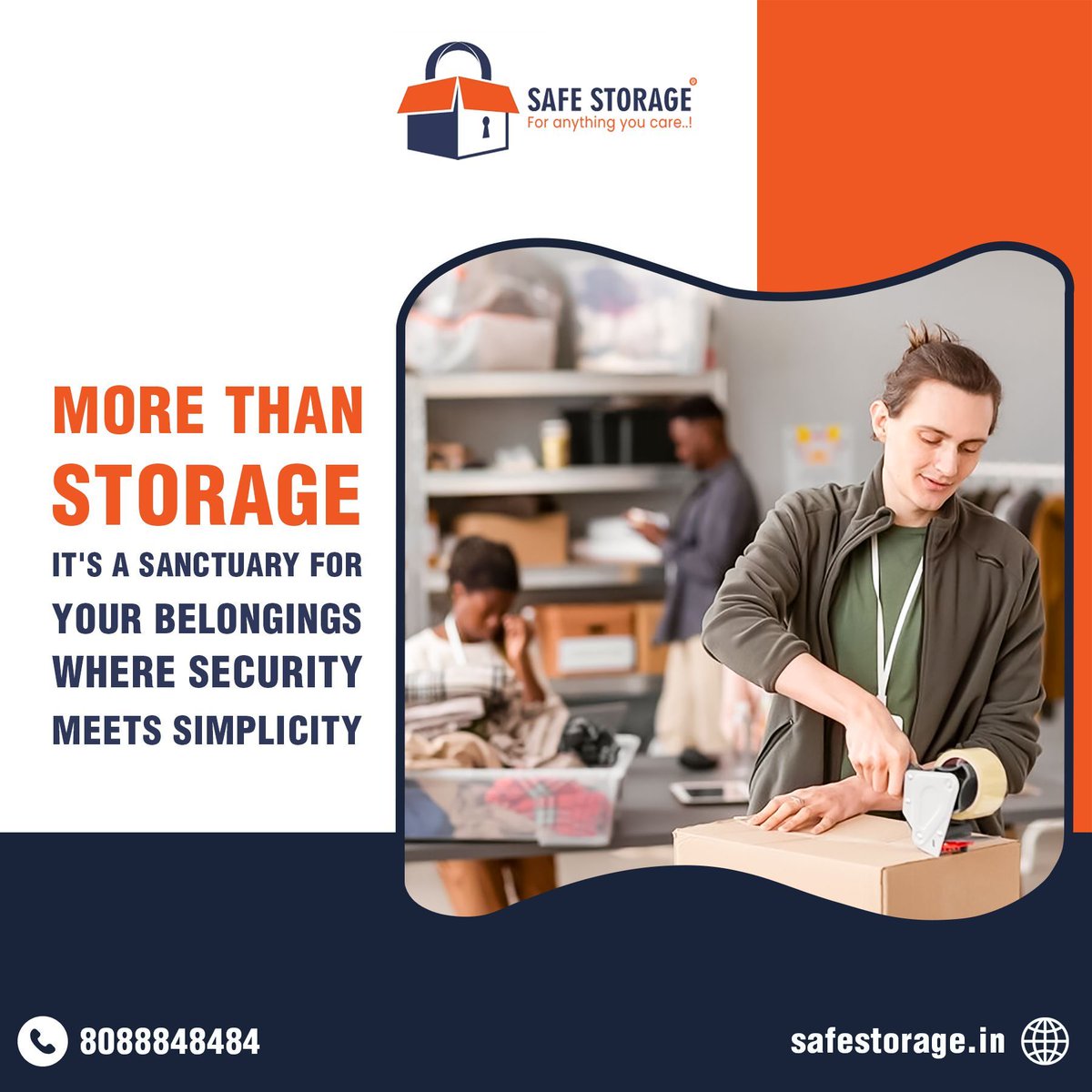 SafeStorage: More than just storage, it's your ultimate sanctuary for belongings. Experience the perfect blend of security and simplicity with us.

Visit our website -buff.ly/2pK6eaM
Call now: 8088848484
#SafeStorage #StorageFacility #SecureStorage #SelfStorage #explore