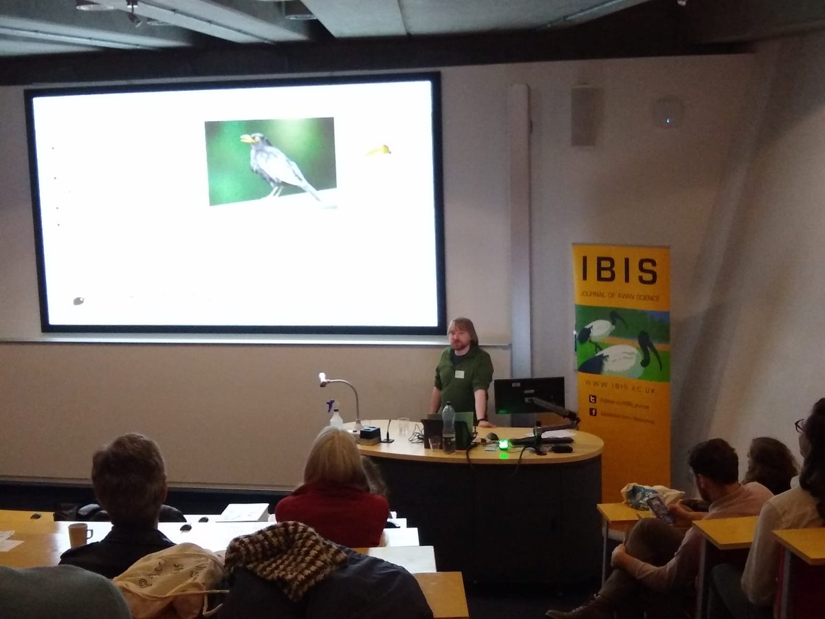 Home after a great couple of days at @IBIS_journal #BOU2024 on #UrbanBirds. Lots of interesting conversations and my first experience of both being a keynote speaker and chairing a conference session which seemed to go ok. Now though to rest!