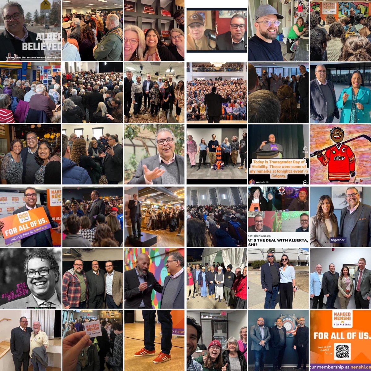 It's been 1 month! 1 amazingly hopeful month! Have you pledged your support & purchased your membership yet? Go to nenshi.ca 💜🧡 The deadline is April 22, an AB NDP membership is $10; Albertans 14 & older are eligible! #NenshiForAlberta #ForAllOfUs