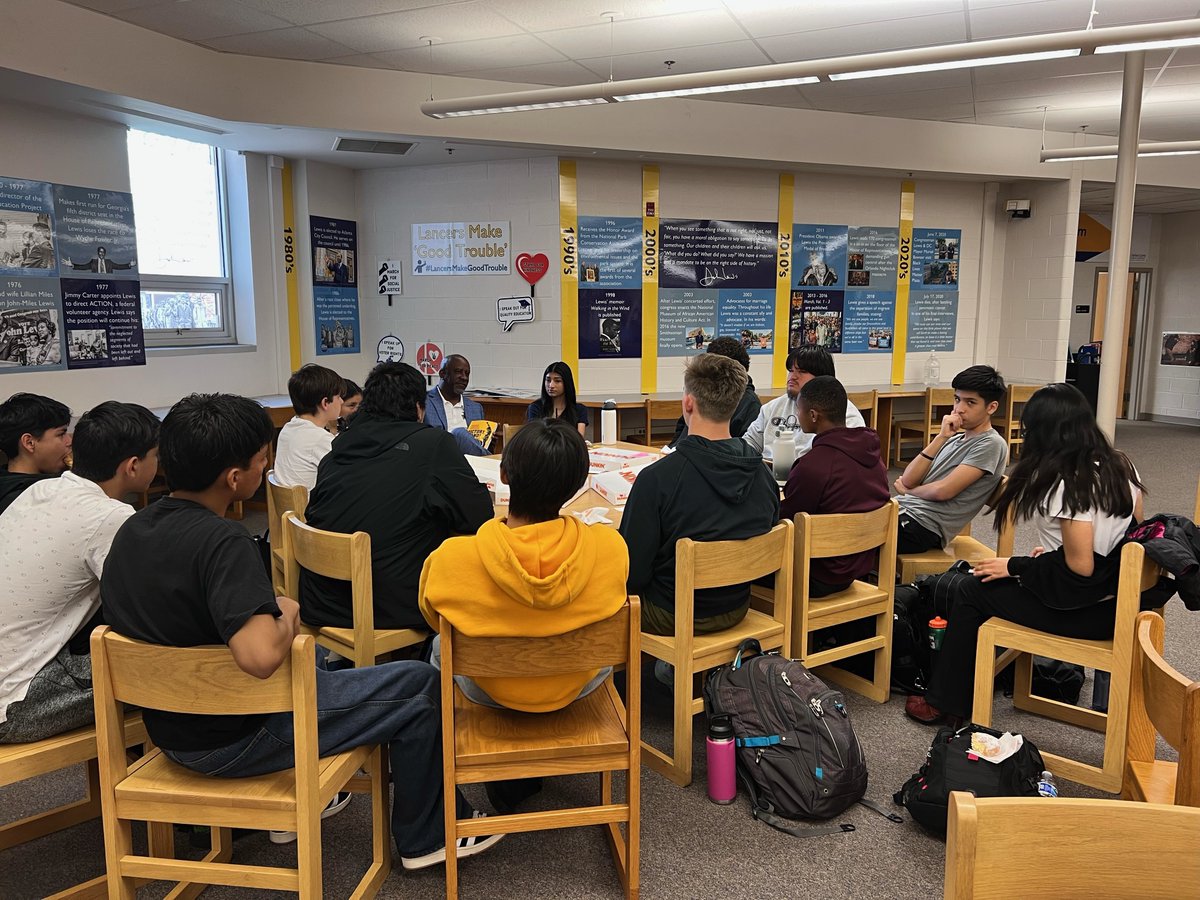 John R. Lewis High School Library tweet media