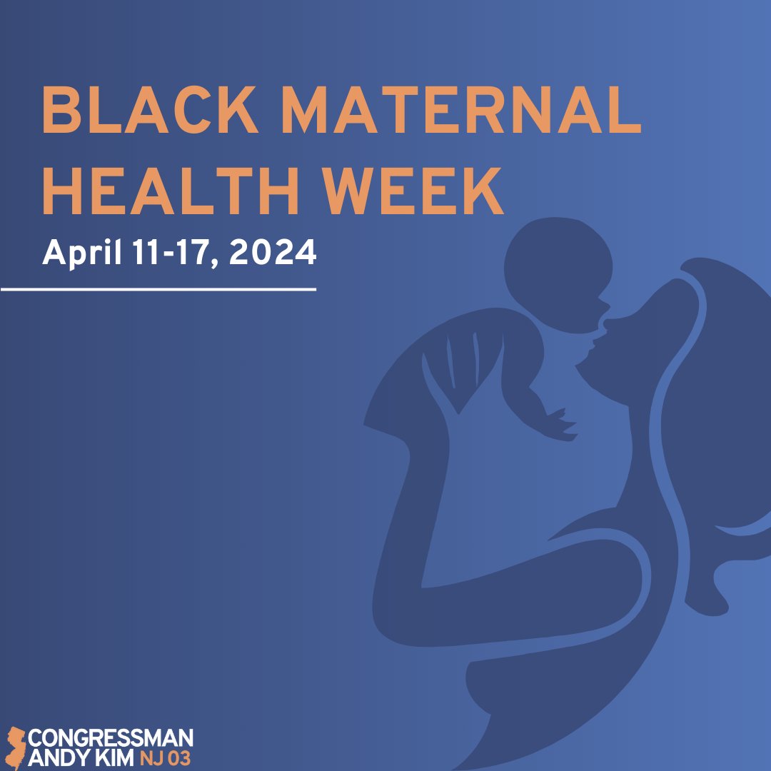 Black Maternal Health Week reminds us how desperately we need to pass the #Momnibus, a comprehensive plan to address the maternal health crisis. For black mothers and children in NJ, we stand with @BMHCaucus to pass the entire package to deliver real solutions and save lives.