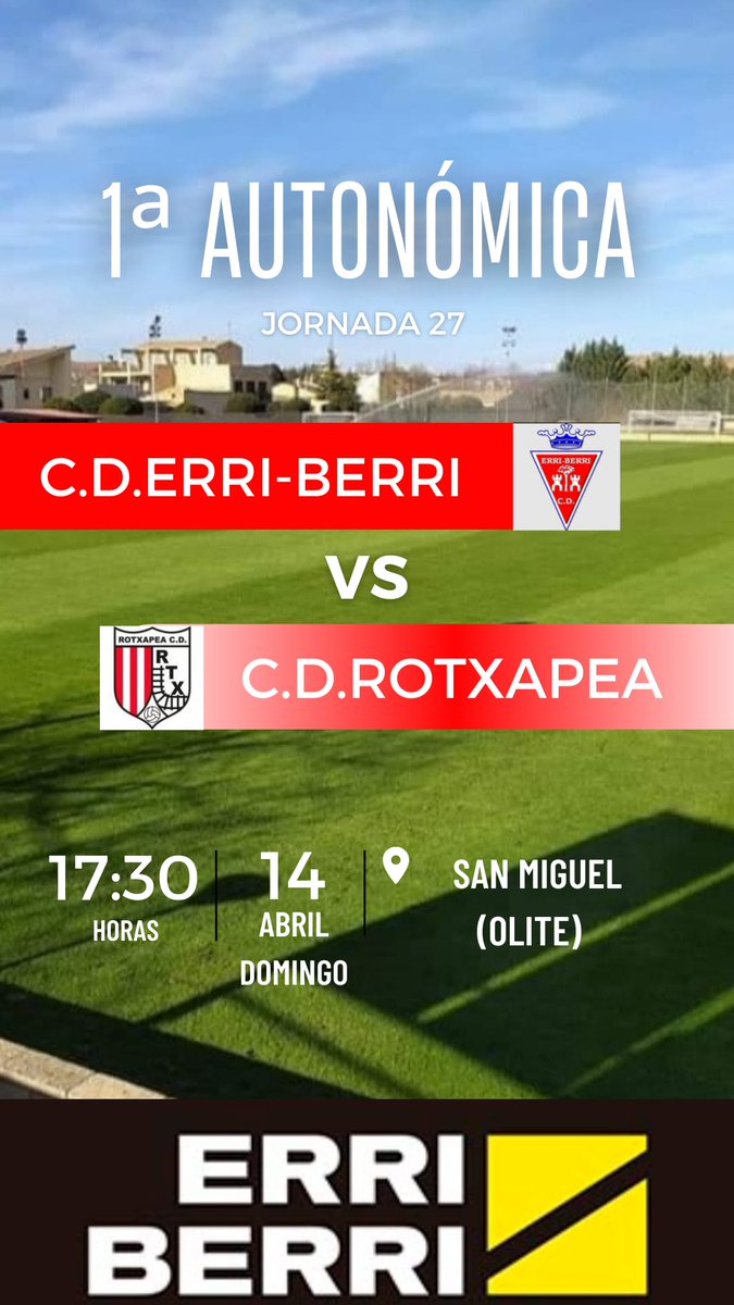 El Domingo tenemos una final y los tres puntos son vitales para permanecer en la lucha por el ascenso.Os esperamos el domingo a todos, pequeños y mayores, tiñamos el San Miguel de rojo. No dudes en bajar con tu camiseta,polo,bufanda etc. de color rojo.
JUNTOS SOMOS MAS FUERTES.🔴