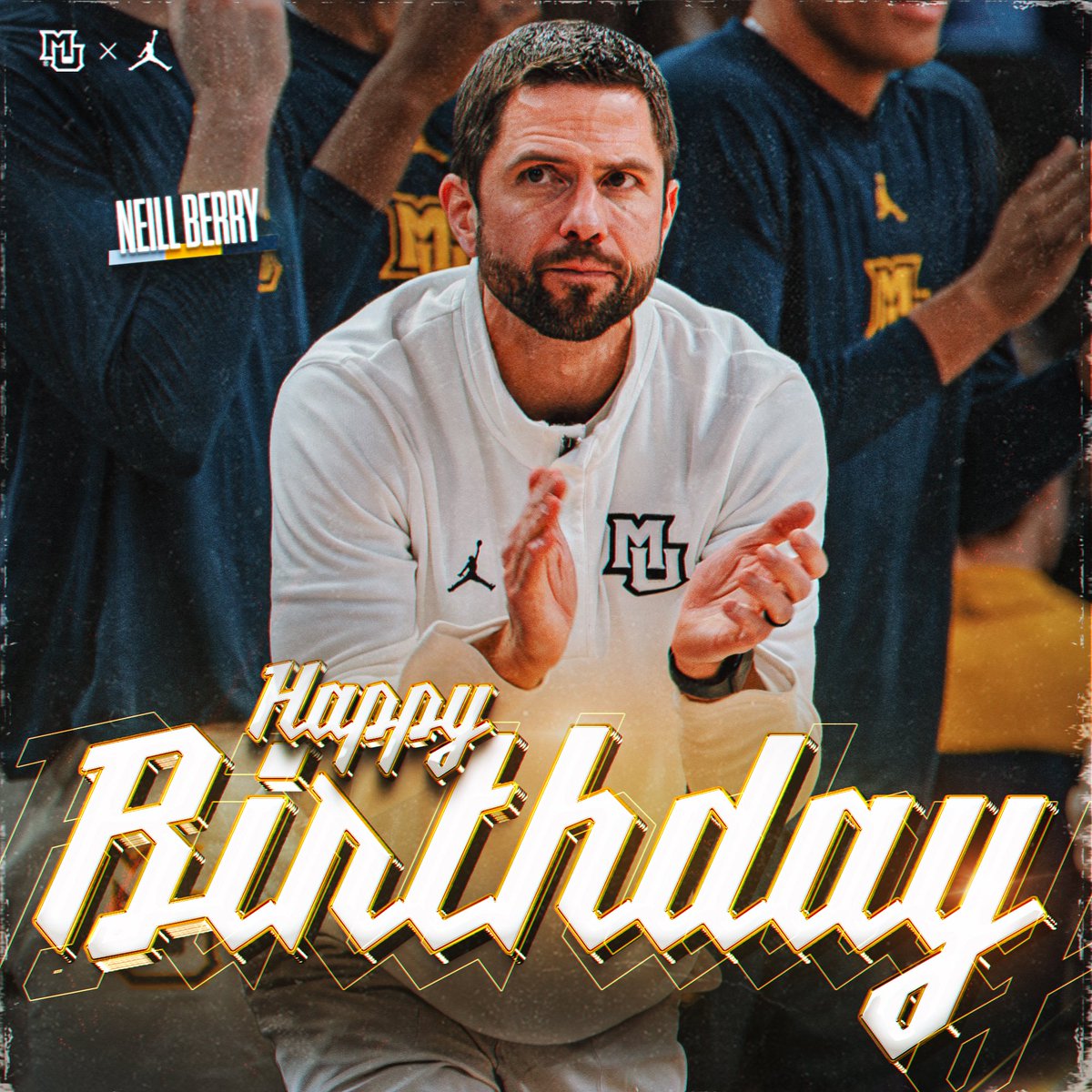 Help us wish Assistant Coach, Neill Berry, a happy birthday today! #MUBB | #WeAreMarquette