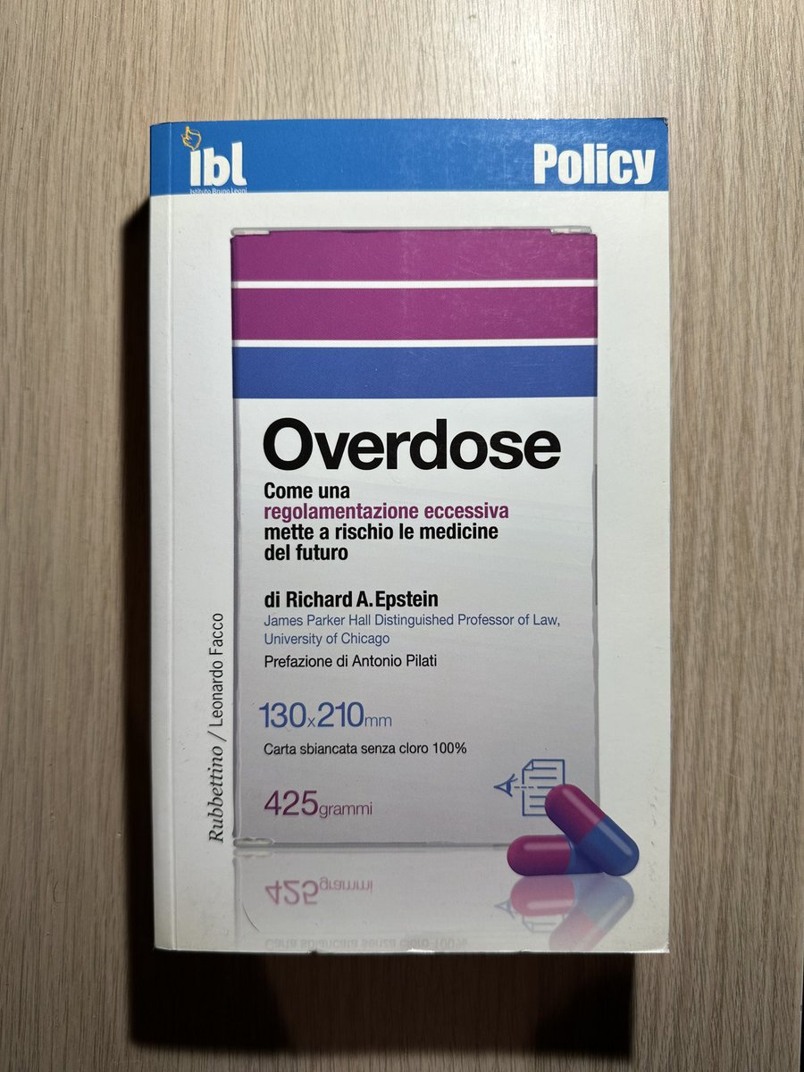 UN LIBRO AL GIORNO/390

OVERDOSE, Richard A. Epstein, Istituto Bruno Leoni, 2007 (2006)

#unlibroalgiorno #leggeresempre #leggerechepassione #leggerefabene #librichepassione #libriconsigliati #leggere #libridaleggere #10aprile #librodelgiorno #liberalismo #liberale #libertà