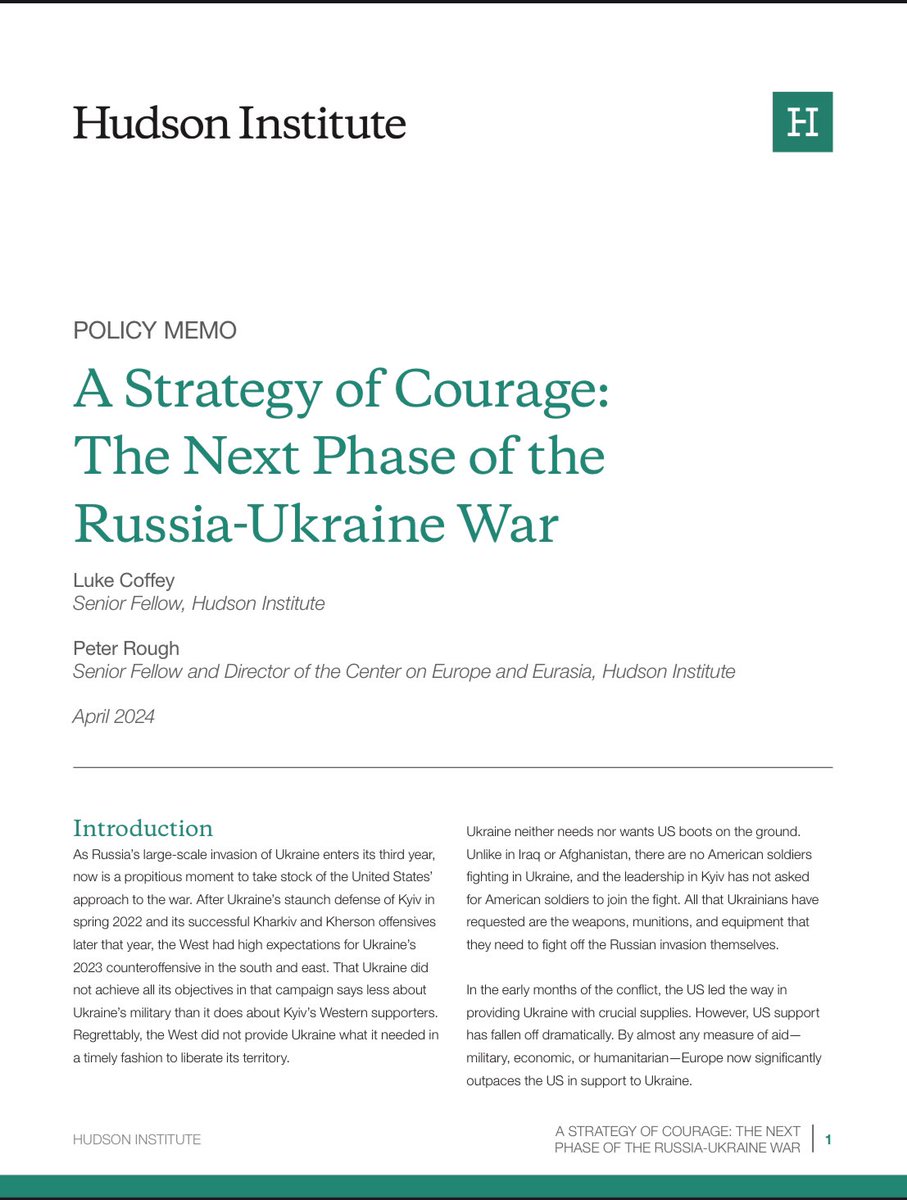 LukeDCoffey's tweet photo. 🚨”A Strategy of Courage”

@peterrough &amp; I have a new Ukraine report out. We call for:

✅additional US aid
✅providing long range weapons
✅a Crimea First strategy 
✅a NATO invitation extended to Ukraine at the Summit

🇺🇸🇺🇦 Read the details here 👇🏻 https://t.co/WHTCfMK5XN https://t.co/jJYZ3Bj6KI