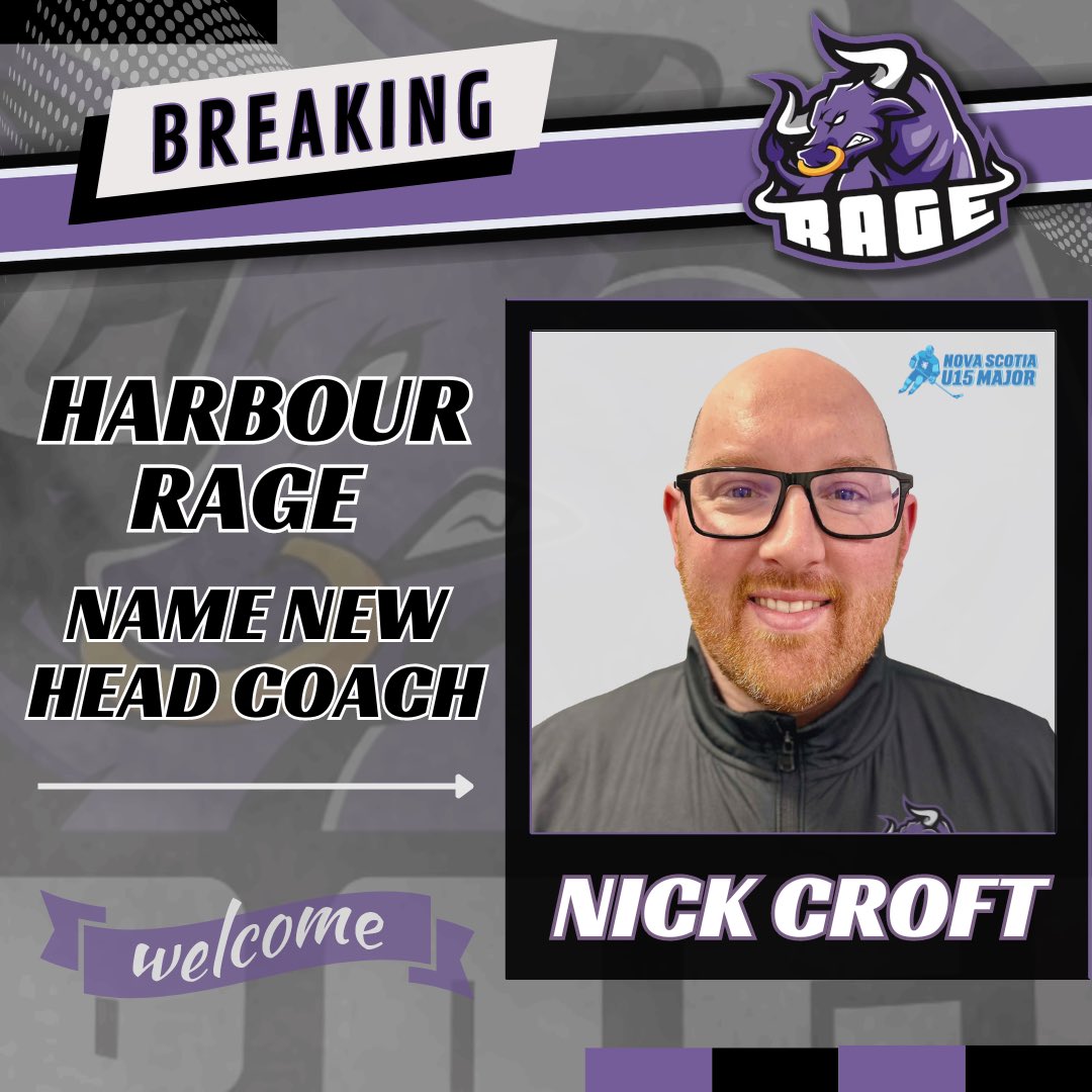 🚨 BREAKING NEWS 🚨

The Harbour Rage U15 Hockey Club are pleased to announce the hiring of Nick Croft as the team’s new Head Coach!

Welcome to #TheRanch, Coach Croft!

Stay tuned for more announcements as we round out our 2024-2025 coaching staff