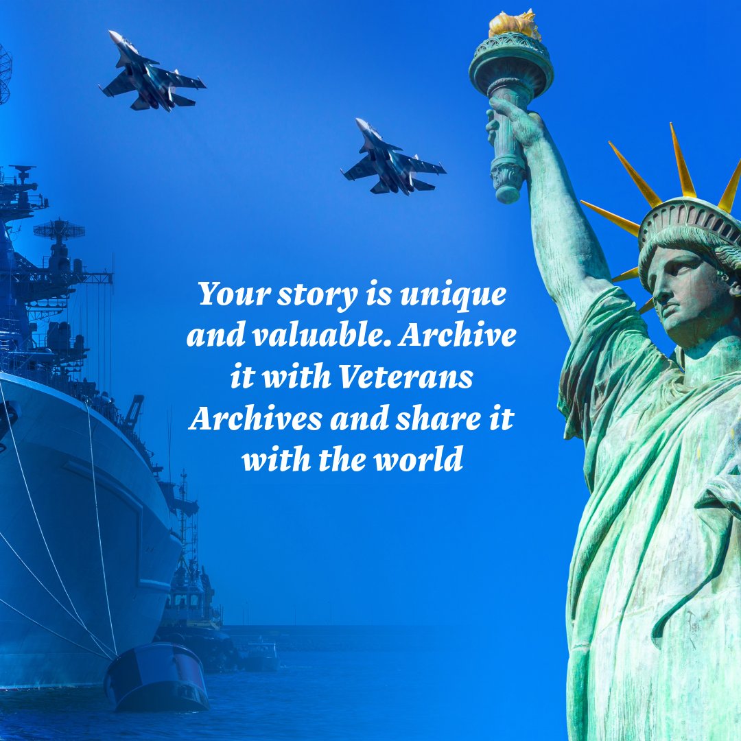 BillKrieger2's tweet photo. Veteran's narratives educate and inform us, fostering a deeper understanding of history, society, and human nature. Learn about how you can preserve your story here: https://t.co/fwF9YKfDpM https://t.co/em1lZ0kdVC