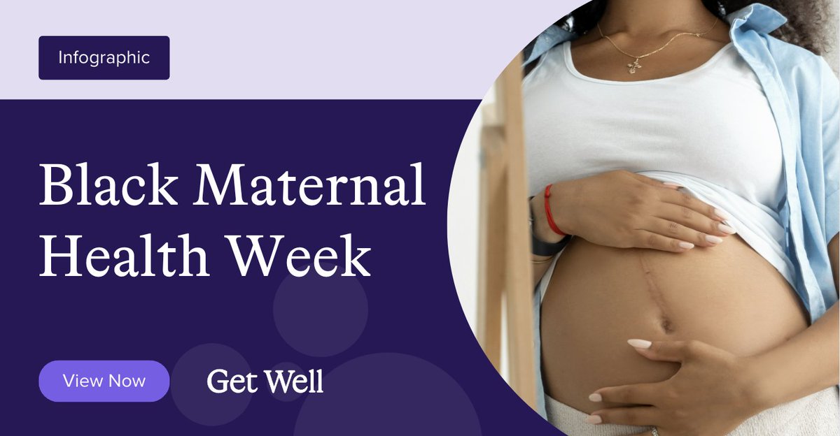 This week, we're acknowledging the disparities in Black maternal health. Black women are three times more likely to die from birthing complications than their white counterparts, and this number is still increasing. 

View the infographic here: 

getwellnetwork.com/resource/infog…