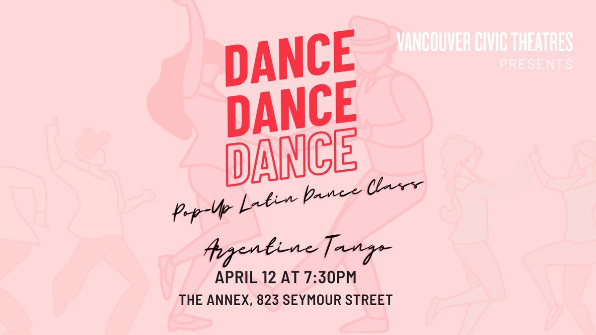 TOMORROW 💃 Join us at the ANNEX for a beginner-friendly Argentine Tango class - no experience required! After the lesson, stick around for an evening of social dancing. REGISTER: bit.ly/3v5BNB6
