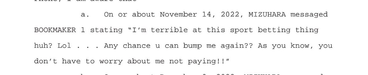 'I'm terrible at this sports betting thing, huh?' is a wild sentence to text your bookie you owe millions of dollars to