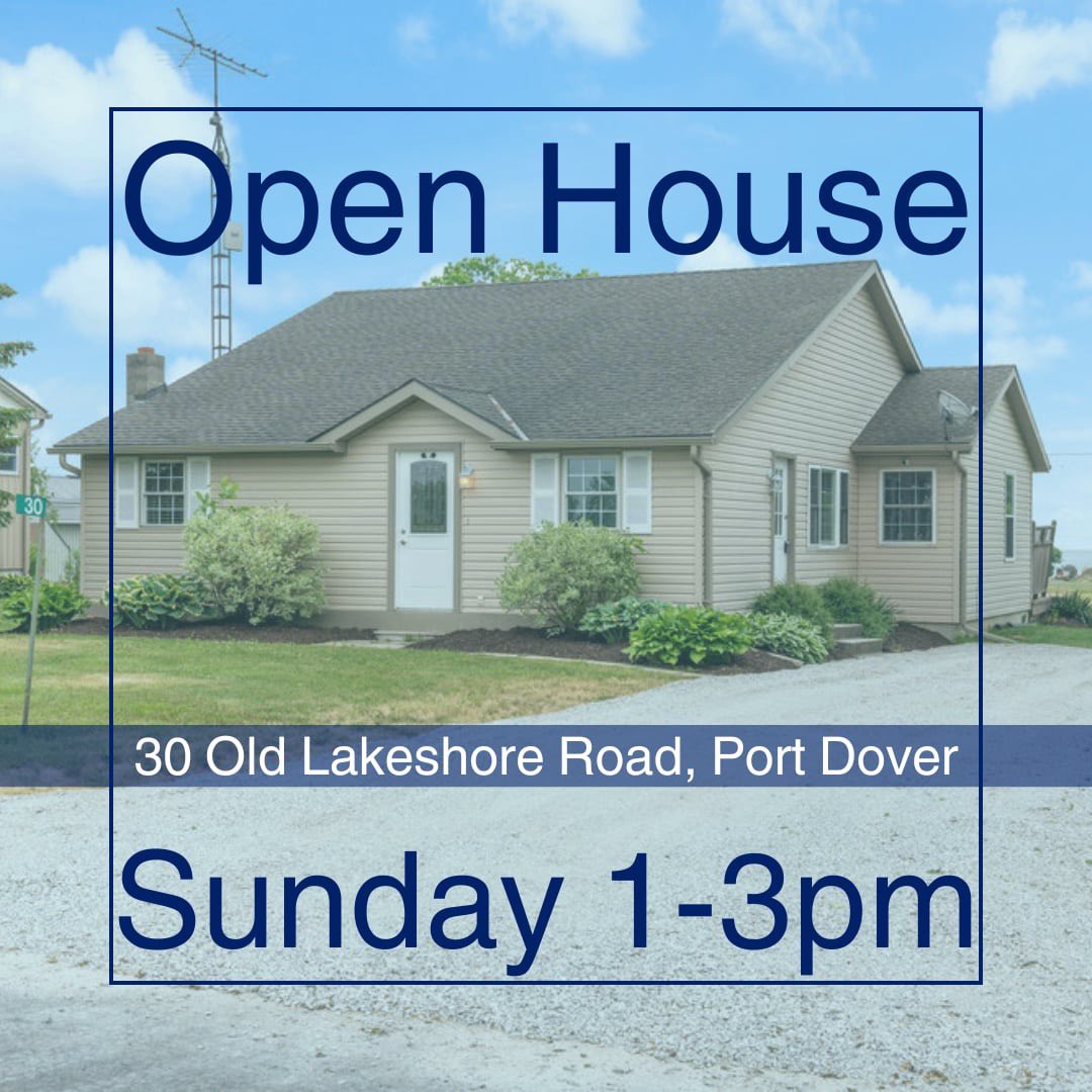 Open House Sunday 1-3pm
30 Old Lakeshore Road, Port Dover
2BR/2BA
Lakeview

Downtown Port Dover - 8 Minute Drive
Downtown Simcoe - 19 Minute Drive
Tim Hortons Port Dover - 8 Minute Drive

#openhouse #portdover #realestate #lakesideliving
