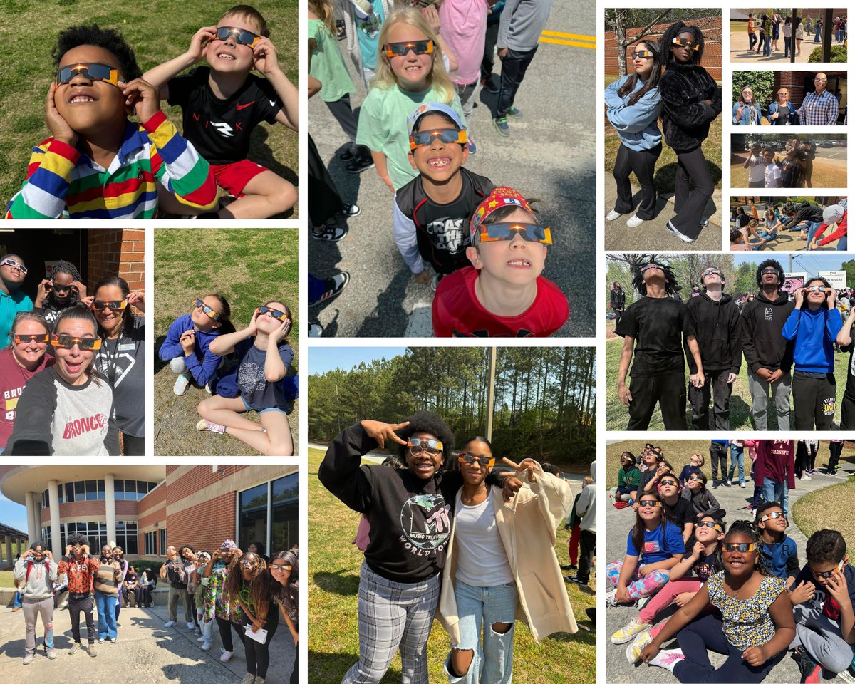 Wow! Did you catch these great moments of our students and staff enjoying Monday's solar eclipse? Schools district-wide curated safe, educational, and unforgettable moments for GCPS students!