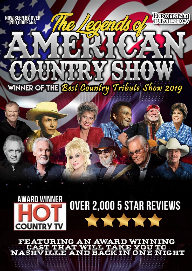 Now seen by over 350,000 fans live and watched by millions on TV, Europe’s No.1 multi-award winning show ' The Legends of American Country “ is heading to Burnley Mechanics! 🤩🤠 🎟️ £27 per ticket 📆 22nd April at 7:30pm BOOK your tickets now at burnleymechanics.ticketsolve.com/ticketbooth/sh…