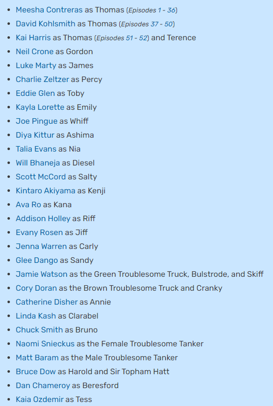 Find it interesting how All Engines Go very rarely has it's voice actors play more than 1 role and instead gives almost every character their own VA