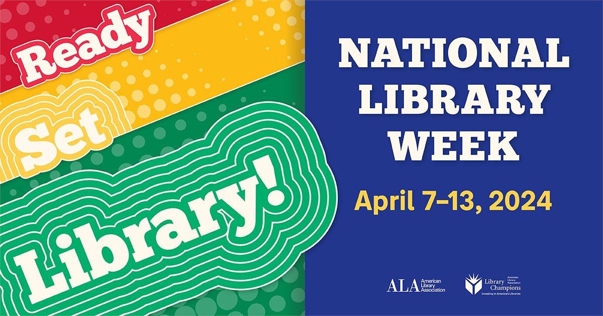 Celebrate National Library Week! This year's theme is 'Ready, Set, Library,' highlighting how libraries offer a unique space to connect, learn, and grow. Be sure to visit our library and the many classroom libraries at BMHS! #NationalLibraryWeek #ReadySetLibrary