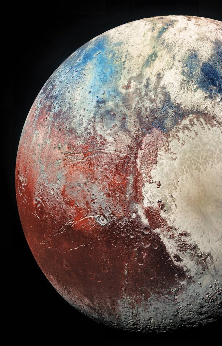 konstructivizm's tweet photo. Clearest image of Pluto ever taken
Credit: NASA https://t.co/PXwdFLir0t