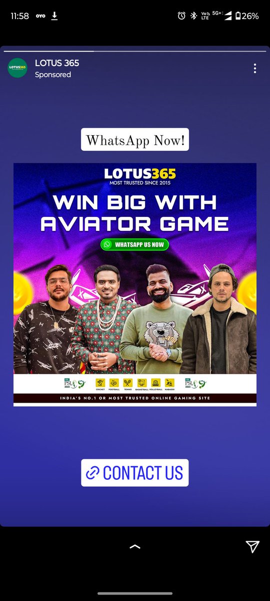 Guru Jii Aap LOTUS-365 Satte Game ko Promote karte ❌ or ✅ please
@TechnicalGuruji @GyanTherapy  #bologuruji #guruji