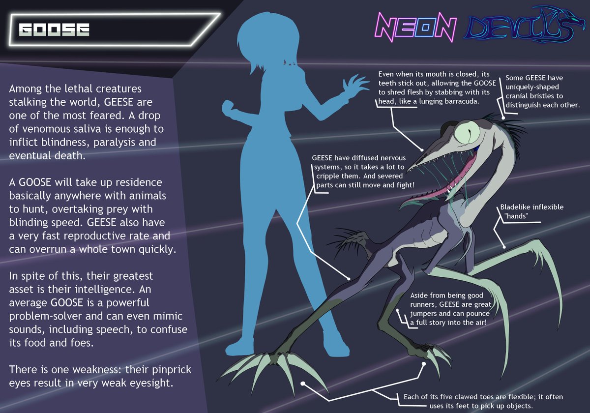 GOOSE

#NeonDevils #monsterdesign